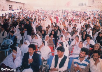 A large number of women made up the audience of the function