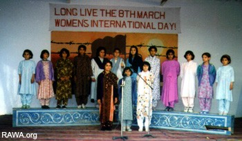 The music choir of Watan School performed songs in five different languages of Afghanistan