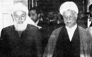 ربانی با بادار ایرانیش