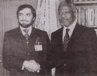 Abdullah with Kofi Annan