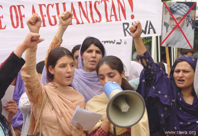 RAWA demo on April 27,04