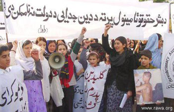 RAWA demo on Dec.10, 2003