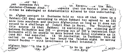 Document on Rabbani-Massoud links with ISI