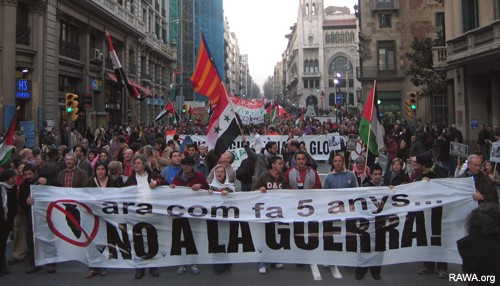 Demo in Barcelona