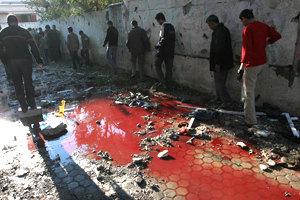 Blood in the streets of Gaza