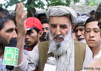 Protesters against Sayyaf