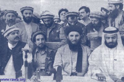 Massoud with Gulbuddin and masters